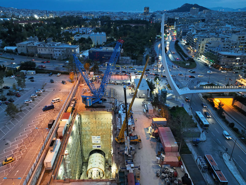 AVAX Group led consortium will built the new Athens Metro Line 4